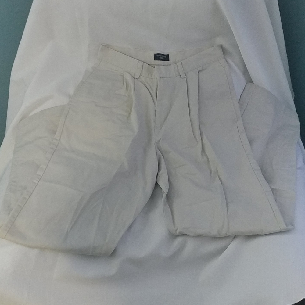 Dockers pleated khakis